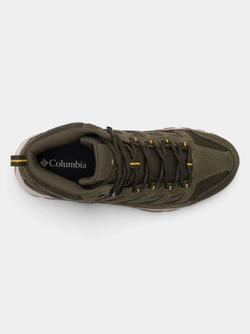 Columbia Crestwood Mid Waterproof férfi vízhatlan túracipő oliva színben 9