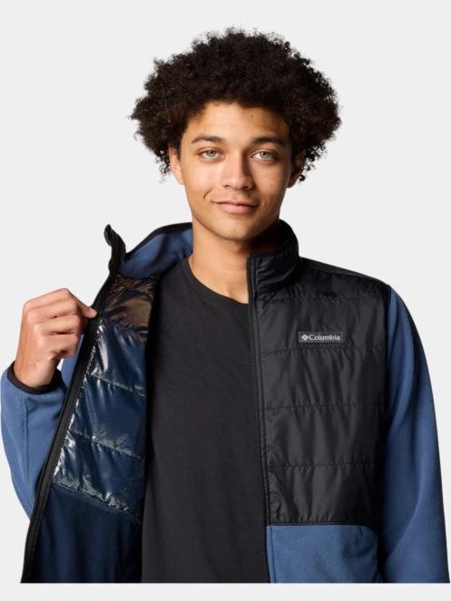 Columbia Basin Butte Full Zip Fleece II férfi polár pulóver kék színben 5