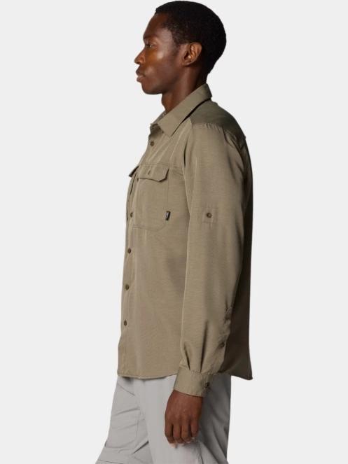 Mountain Hardwear Canyon Long Sleeve Shirt férfi hosszú ujjú túraing oliva színben 3