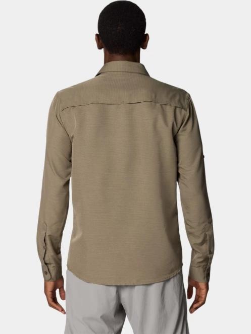 Mountain Hardwear Canyon Long Sleeve Shirt férfi hosszú ujjú túraing oliva színben 4
