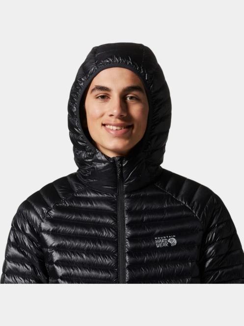 Mountain Hardwear Ghost Whisperer Hoody férfi pehelykabát fekete színben 6