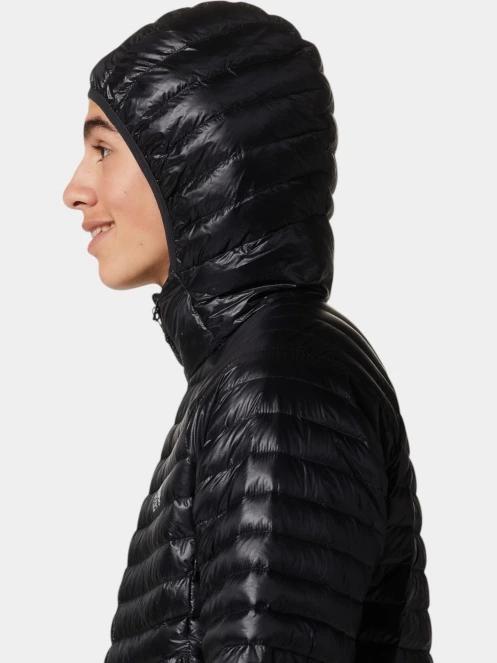 Mountain Hardwear Ghost Whisperer Hoody férfi pehelykabát fekete színben 7