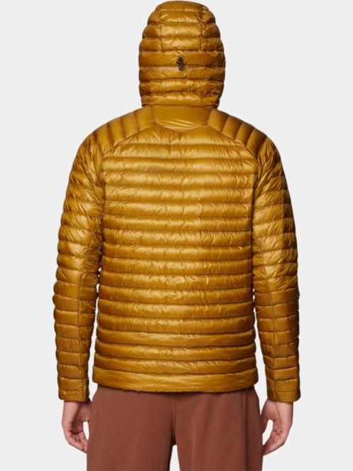 Mountain Hardwear Ghost Whisperer Hoody férfi pehelykabát arany színben 4