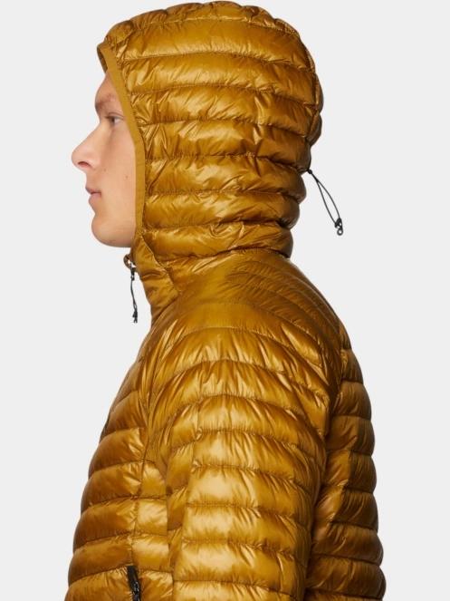 Mountain Hardwear Ghost Whisperer Hoody férfi pehelykabát arany színben 7