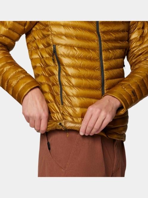 Mountain Hardwear Ghost Whisperer Hoody férfi pehelykabát arany színben 8