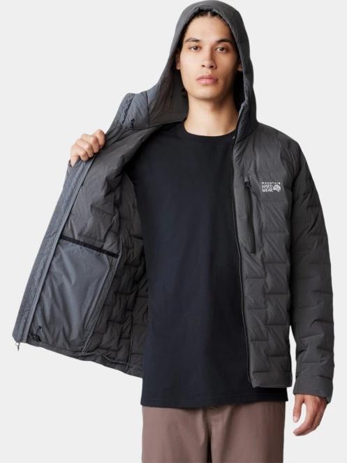 Mountain Hardwear Stretchdown Hoody férfi pehelykabát fekete színben 6