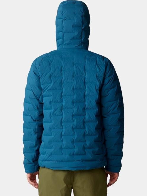 Mountain Hardwear Stretchdown Hoody férfi pehelykabát kék színben 4