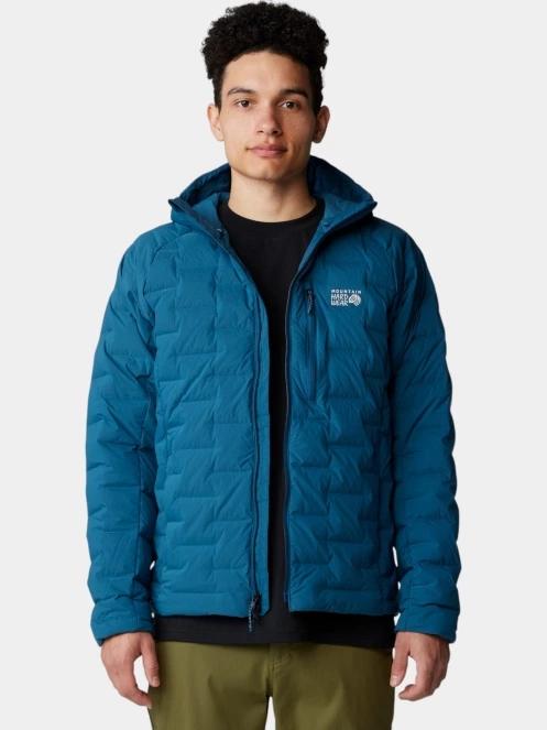 Mountain Hardwear Stretchdown Hoody férfi pehelykabát kék színben 5