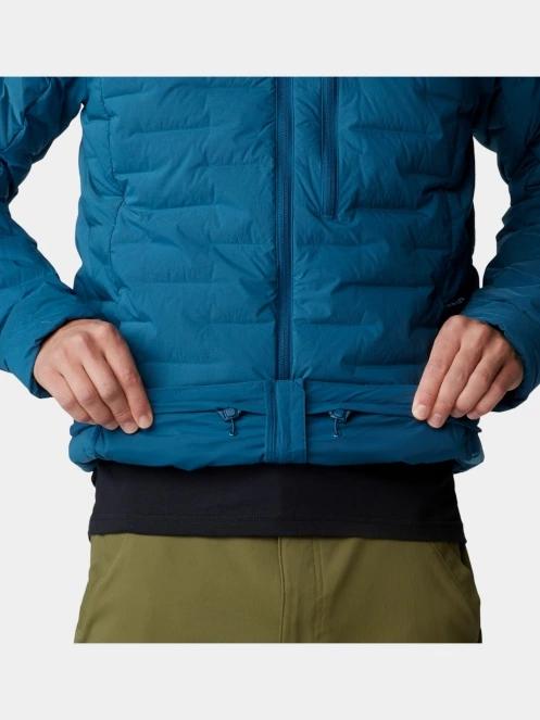 Mountain Hardwear Stretchdown Hoody férfi pehelykabát kék színben 7