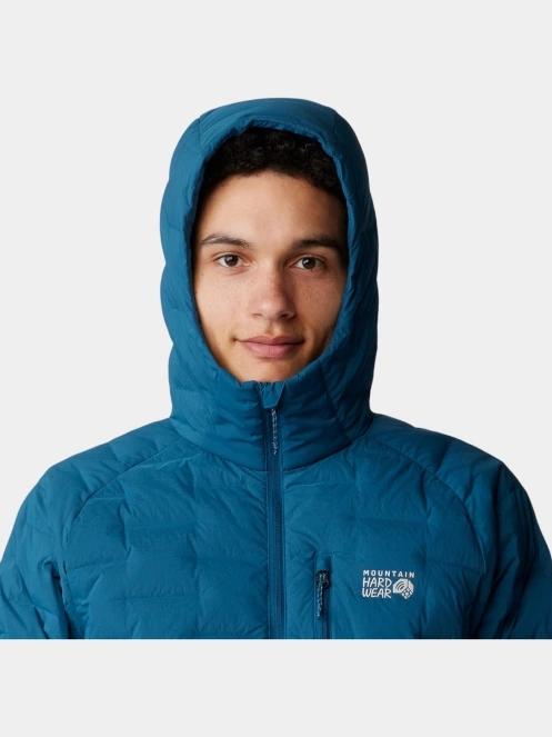 Mountain Hardwear Stretchdown Hoody férfi pehelykabát kék színben 8