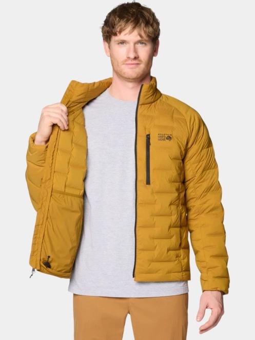 Mountain Hardwear StretchDown Jacket férfi pehelykabát sárga színben 6