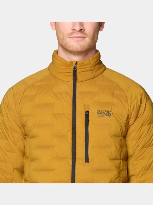 Mountain Hardwear StretchDown Jacket férfi pehelykabát sárga színben 7