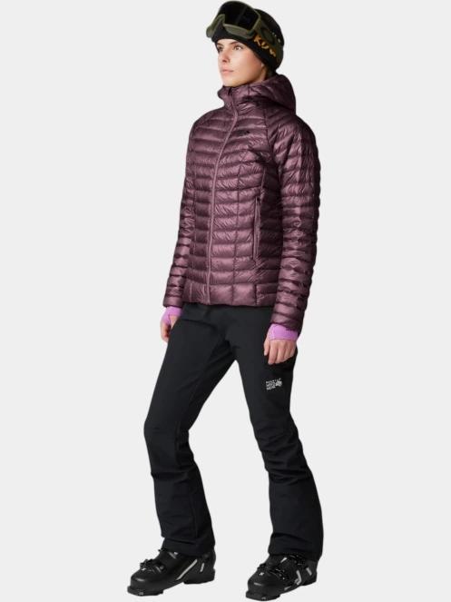 Mountain Hardwear Ghost Whisperer Hoody női pehelykabát bordó színben 6