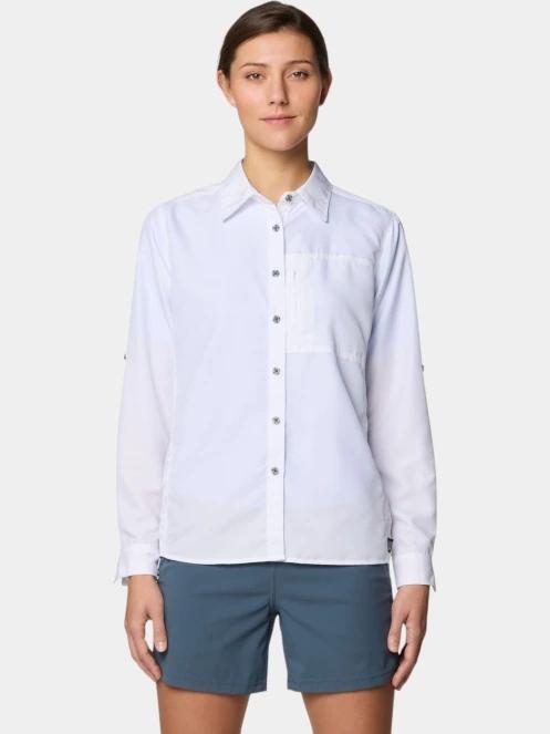 Mountain Hardwear Canyon Long Sleeve női hosszú ujjú túraing fehér színben 2