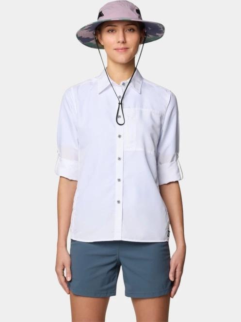 Mountain Hardwear Canyon Long Sleeve női hosszú ujjú túraing fehér színben 5