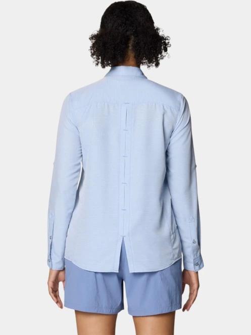 Mountain Hardwear Canyon Long Sleeve női hosszú ujjú túraing kék színben 4