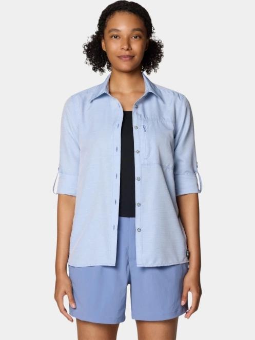 Mountain Hardwear Canyon Long Sleeve női hosszú ujjú túraing kék színben 6