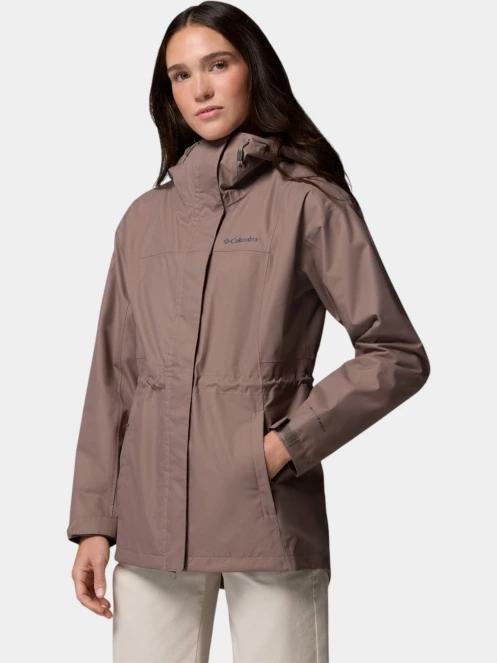 Columbia Hikebound II Long Jacket női esőkabát barna színben 2