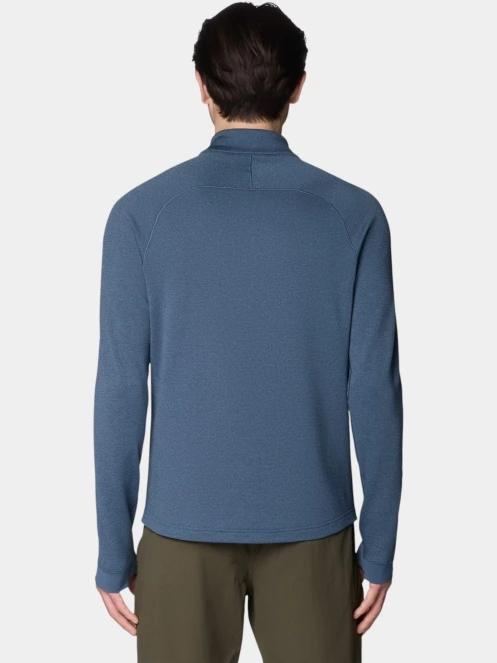 Mountain Hardwear Up First™ Tech Fleece Quarter Zip férfi pulóver kék színben 4