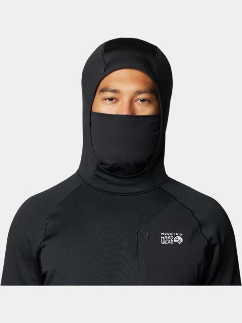 Mountain Hardwear Trail Pullover Hoody férfi pulóver fekete színben 5