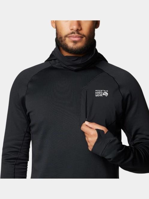 Mountain Hardwear Trail Pullover Hoody férfi pulóver fekete színben 7