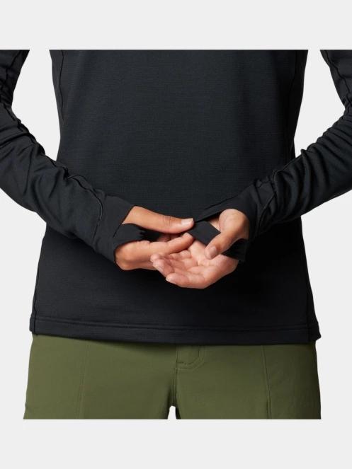 Mountain Hardwear Trail Pullover Hoody férfi pulóver fekete színben 8