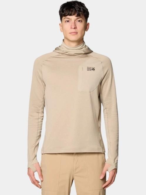 Mountain Hardwear Trail Pullover Hoody férfi pulóver homok színben 2