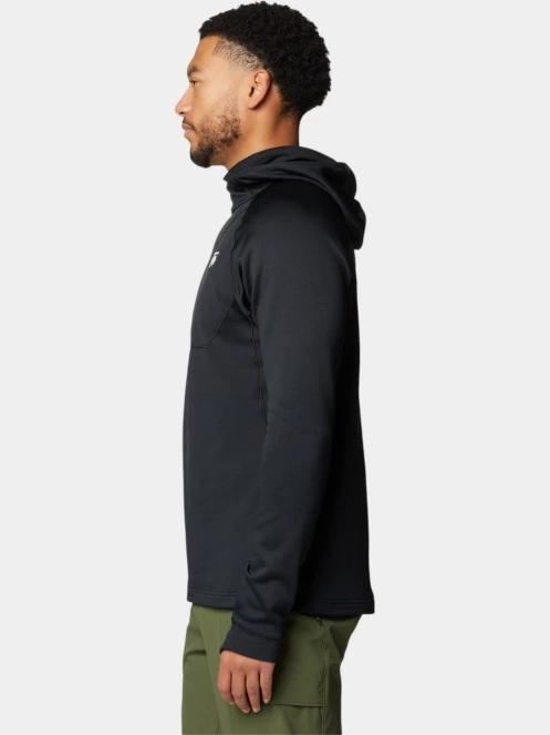 Mountain Hardwear Up First™ Tech Fleece Hoody férfi kapucnis pulóver fekete színben 3