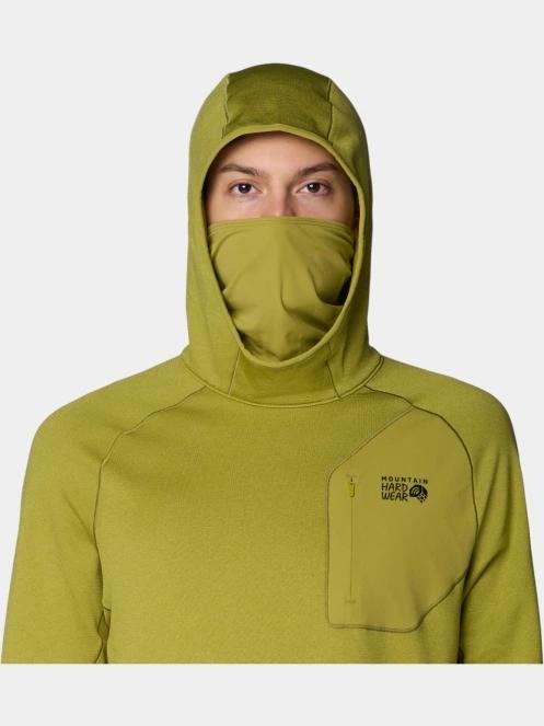 Mountain Hardwear Up First™ Tech Fleece Hoody férfi kapucnis pulóver zöld színben 7
