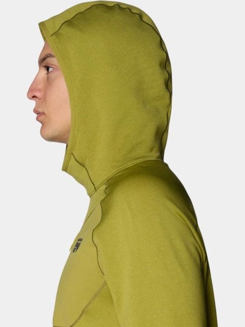 Mountain Hardwear Up First™ Tech Fleece Hoody férfi kapucnis pulóver zöld színben 8