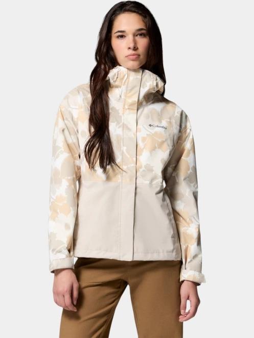 Columbia Hikebound Printed Jacket női esőkabát homok színben 2