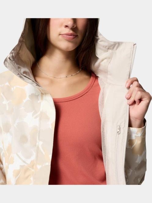 Columbia Hikebound Printed Jacket női esőkabát homok színben 7
