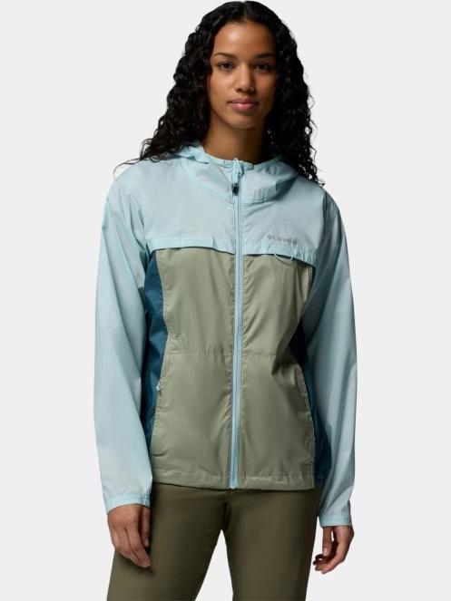 Columbia Crested Canyon Windbreaker női széldzseki világoskék színben 2