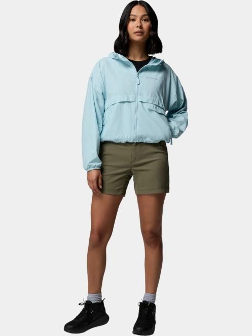 Columbia Spire Valley Cropped Windbreaker női széldzseki világoskék színben 5