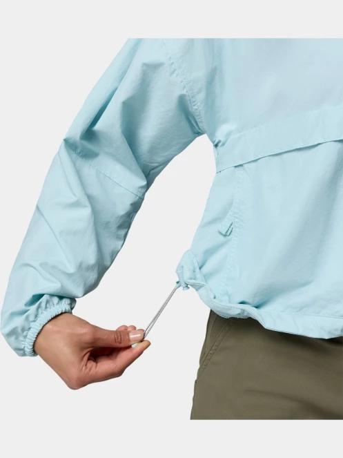 Columbia Spire Valley Cropped Windbreaker női széldzseki világoskék színben 6