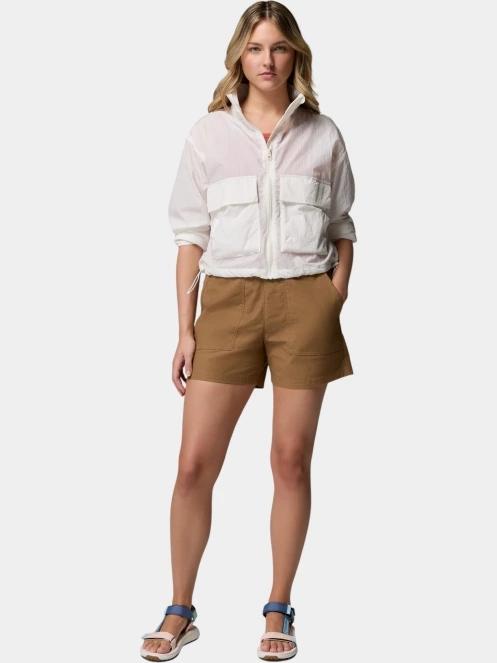 Columbia Paracutie Cropped Cargo Windbreaker női széldzseki fehér színben 5