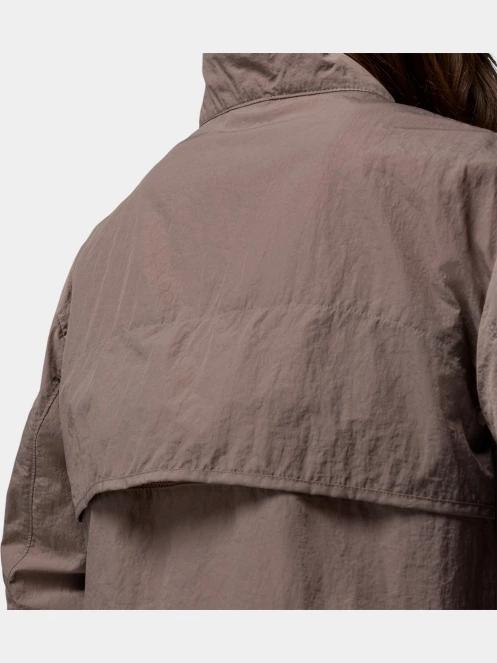 Columbia Paracutie Cropped Cargo Windbreaker női széldzseki barna színben 8