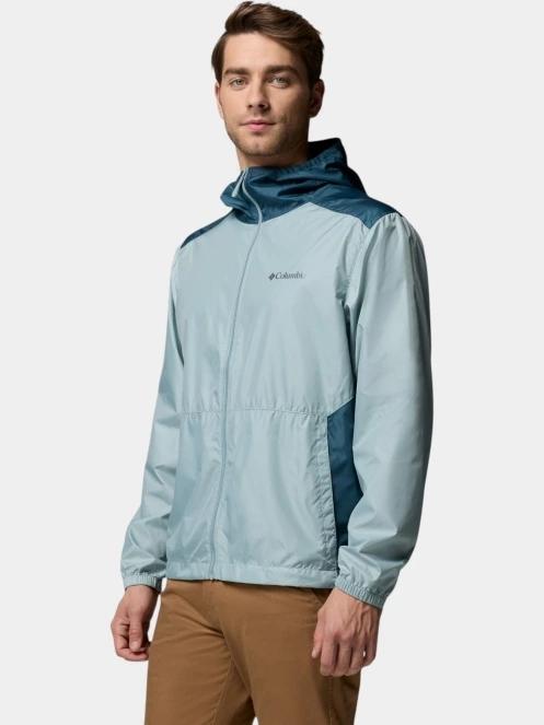 Columbia Discovery Loop Windbreaker férfi széldzseki világoskék színben 3