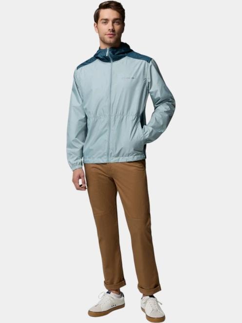 Columbia Discovery Loop Windbreaker férfi széldzseki világoskék színben 5