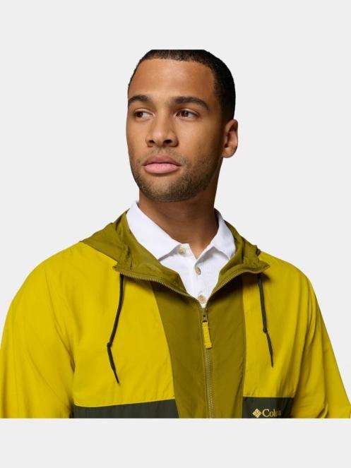Columbia Spire Valley Hooded Windbreaker férfi széldzseki zöld színben 7