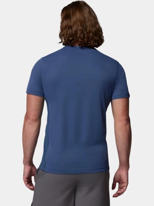 Columbia Zero Rules Light Short Sleeve Crew férfi rövid ujjú sport póló kék színben 4