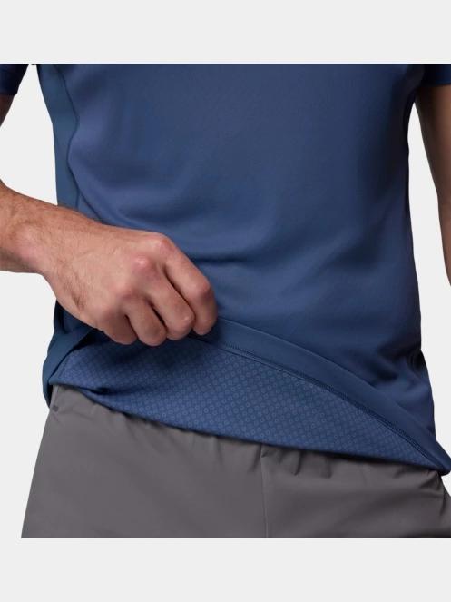 Columbia Zero Rules Light Short Sleeve Crew férfi rövid ujjú sport póló kék színben 8