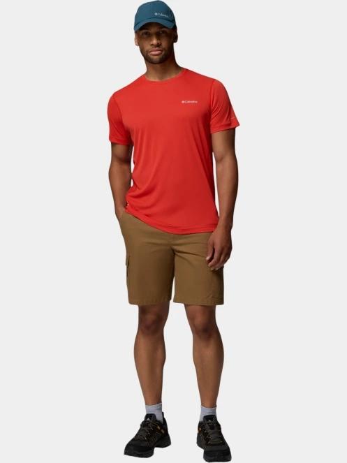 Columbia Zero Rules Light Short Sleeve Crew férfi rövid ujjú sport póló piros színben 5
