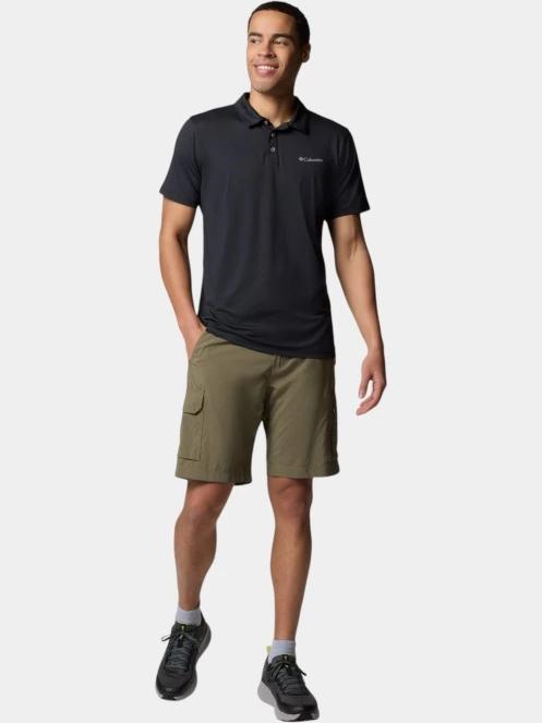 Columbia Tech Trail Utility Polo férfi galléros sport póló fekete színben 5