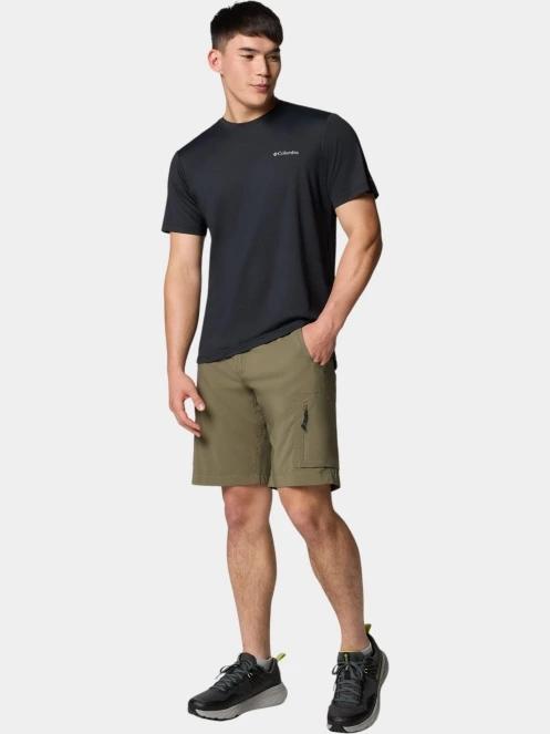 Columbia Tech Trail Utility Short Sleeve Crew férfi rövid ujjú sport póló fekete színben 5