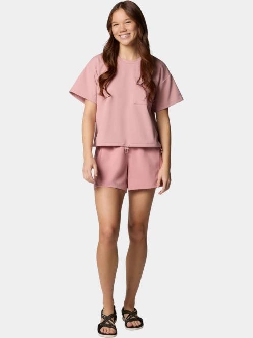 Columbia Granite Point Knit Short női rövidnadrág rózsaszín színben 5