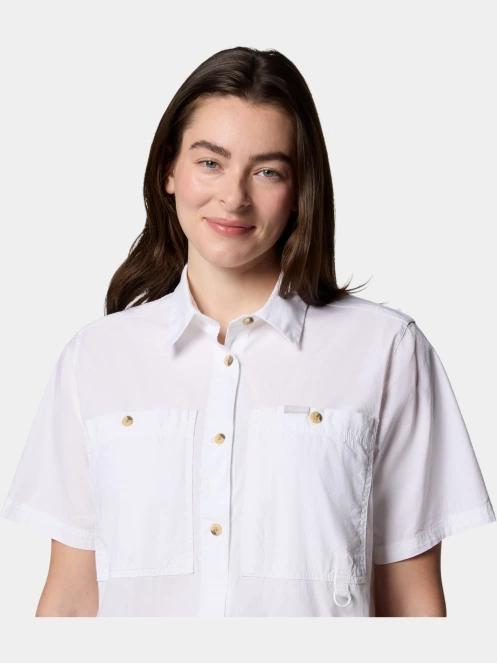 Columbia Brea Falls Woven Short Sleeve Shirt női rövid ujjú ing fehér színben 6