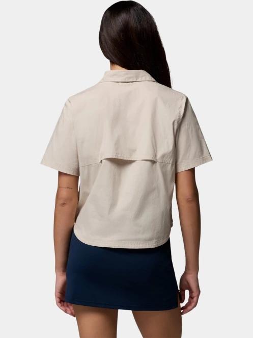 Columbia Brea Falls Woven Short Sleeve Shirt női rövid ujjú ing zöld színben 4