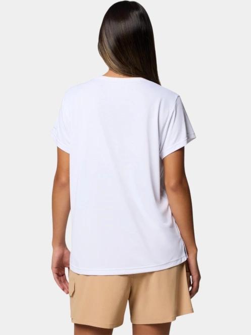 Columbia Bluevista Hill Short Sleeve Crew női rövid ujjú sport póló fehér színben 4