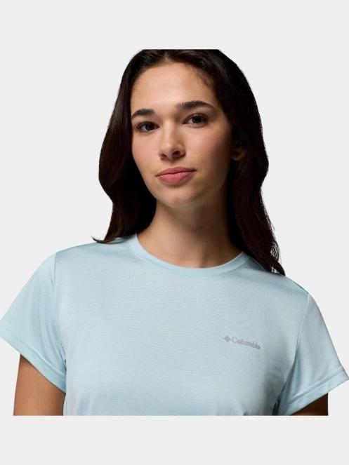 Columbia Bluevista Hill Short Sleeve Crew női rövid ujjú sport póló világoskék színben 6